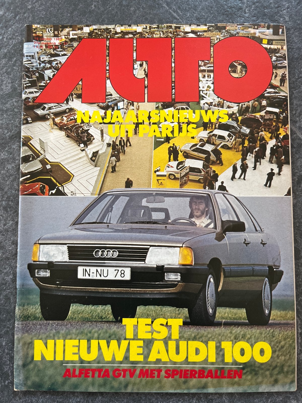 AutoVisie - Audi 100, Alfa Romeo GTV6, Volvo 360 GLT, Ophalen of Verzenden, Gelezen, Algemeen