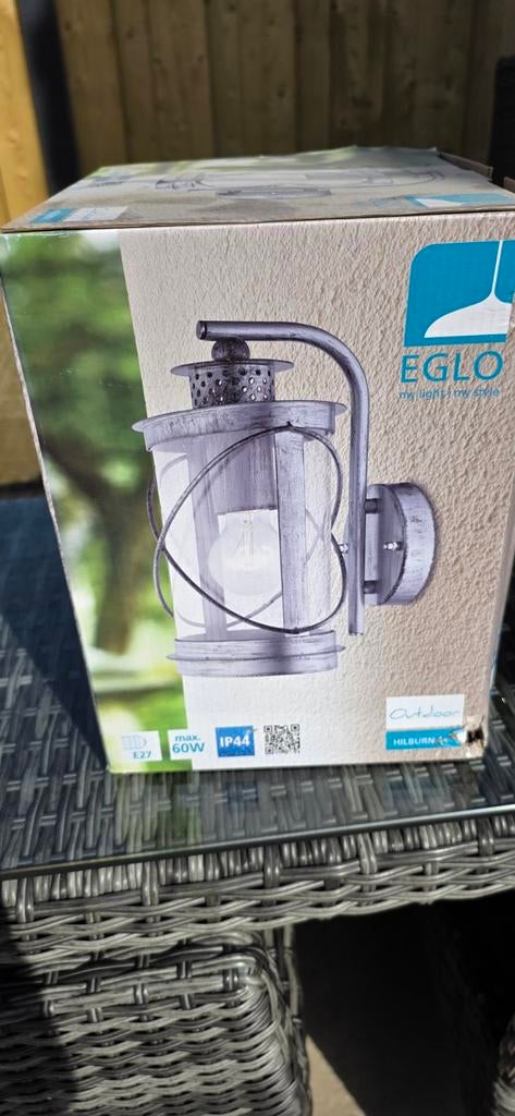 Nieuwe EGLO Buitenlamp Hilburn - Nooit Gebruikt!, Ophalen, Minder dan 50 watt, Wandlamp, Nieuw