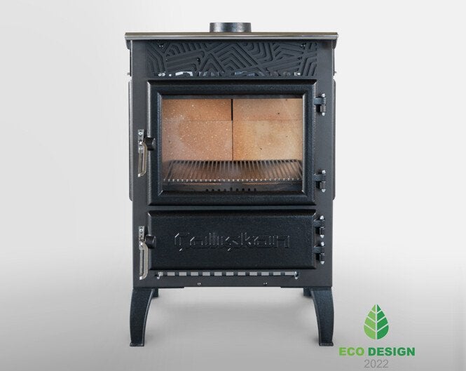 Stalen Houtkachel | ÇALIŞKAN Model 305 3D 12kw, Niet ingevuld, Niet ingevuld, Ophalen of Verzenden, Vrijstaand