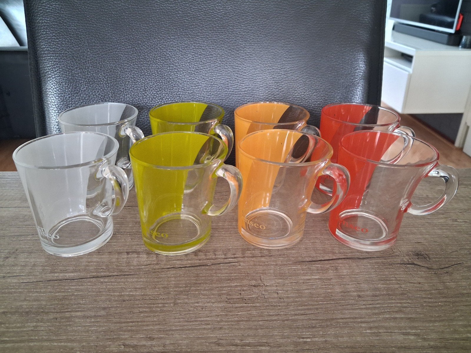 8 officiële douwe egberts senseo koffie kopjes, Overige merken, Ophalen of Verzenden, Overige stijlen, Kop(pen) en/of Schotel(s)