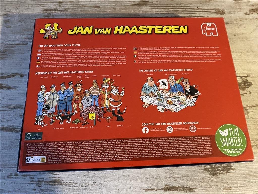 Jan van Haasteren - van Onderen 2000 stuks [s94], Verzenden, 500 t/m 1500 stukjes, Zo goed als nieuw