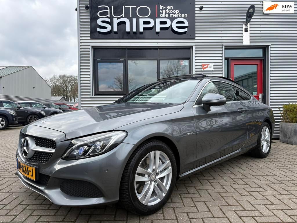 Mercedes-Benz C-klasse Coupé 250 Edition 1 -211 PK!-PANORAM, Auto's, Mercedes-Benz, Bedrijf, Te koop, C-Klasse, ABS, Achteruitrijcamera