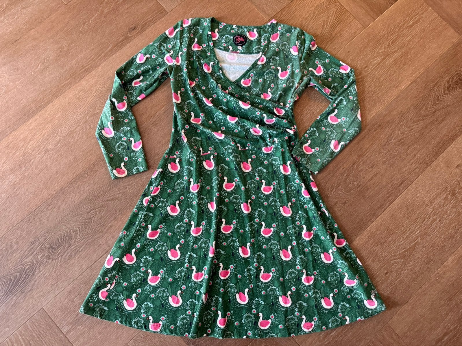 Tante Betsy * heel leuk jurkje ( maat m), Kleding | Dames, Verzenden, Maat 38/40 (M), Overige kleuren, Knielengte