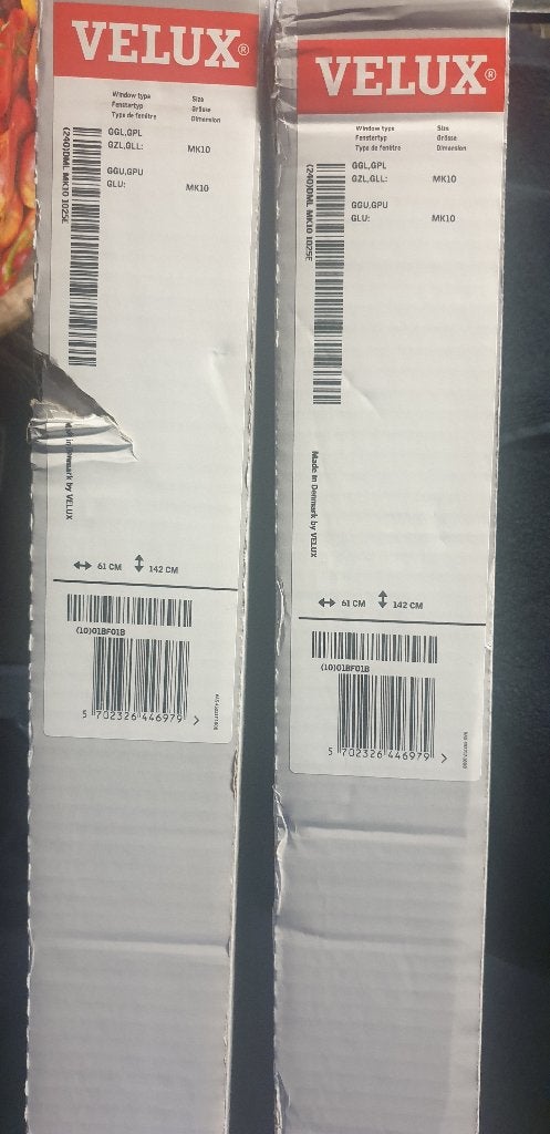 Velux DML MK10 PK10 1025 E wit elektrisch rolgordijn, Ophalen, Overige materialen, Rolgordijn, Verduisterend