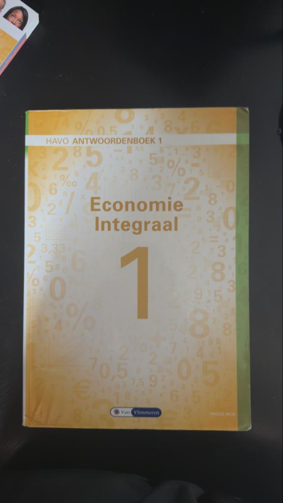 HAVO Antwoordenboek 1 Economie Integraal, Boeken, Schoolboeken, Ophalen of Verzenden, Zo goed als nieuw, HAVO, Economie