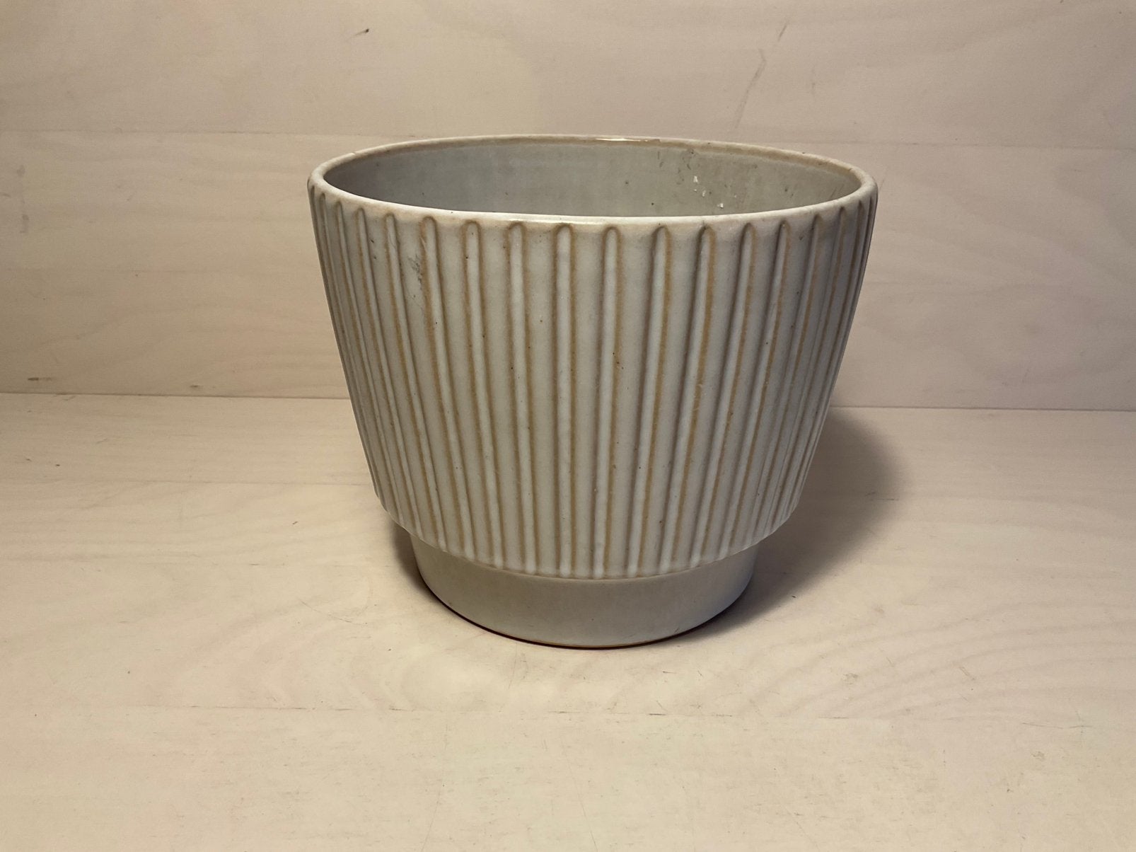 Vintage bloempot west germany, Tuin en Terras, Gebruikt, Rond, Binnen, Ophalen of Verzenden