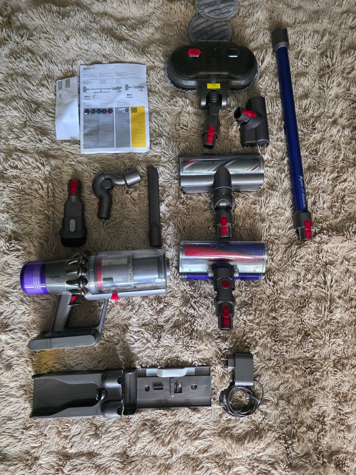 Dyson v11 absolute steelstofzuiger met dweilfunctie, Witgoed en Apparatuur, Ophalen, Gebruikt, Draadloos, Dyson