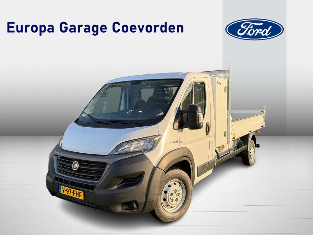 Fiat Ducato 35 2.3 MultiJet L3H1 KIPPER | AIRCO | TREKHAAK |, Voorwielaandrijving, Stof, Gebruikt, Euro 6