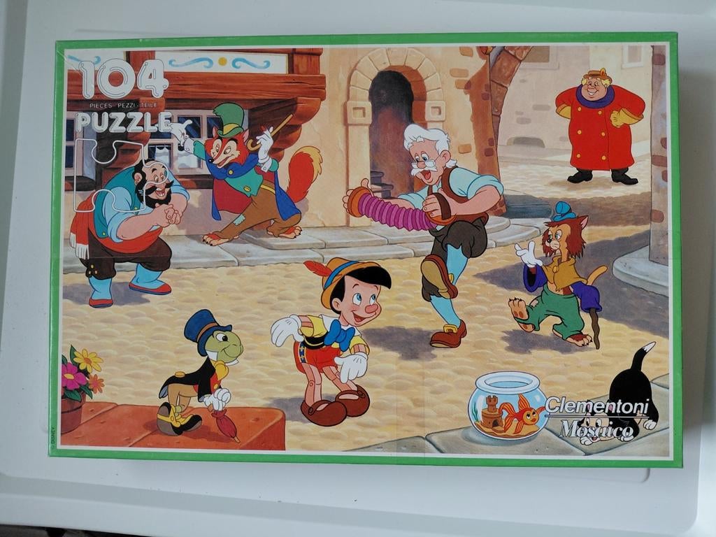 Pinokkio puzzel 104 stukjes, Kinderen en Baby's, Ophalen, Meer dan 50 stukjes, 6 jaar of ouder