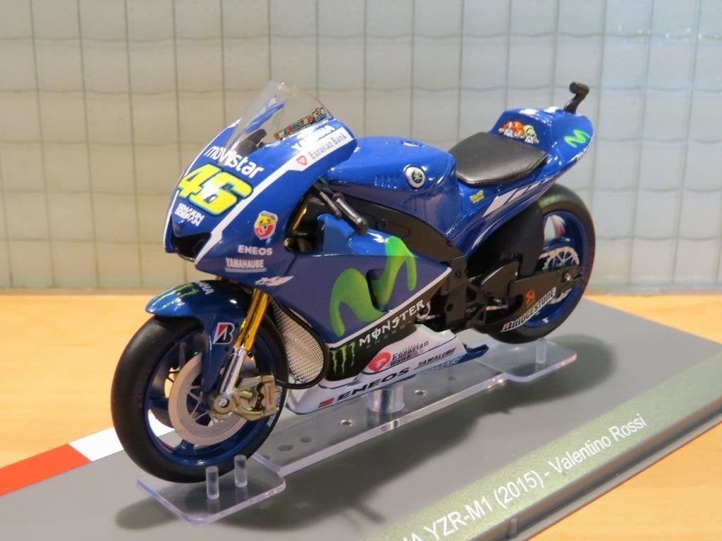 Valentino Rossi Movistar Yamaha YZR-M1 2015 1:18, Serviceclientele@altaya.be, Nieuw, Ophalen of Verzenden, Motor