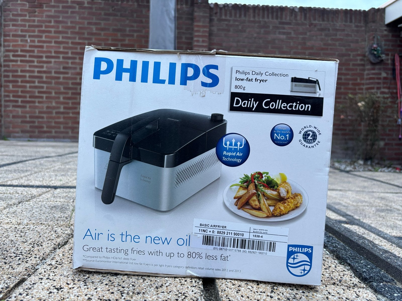 Philips Daily Collection Airfryer - Nieuw in doos, Ophalen of Verzenden, Nieuw, Airfryer, 750 t/m 999 gram
