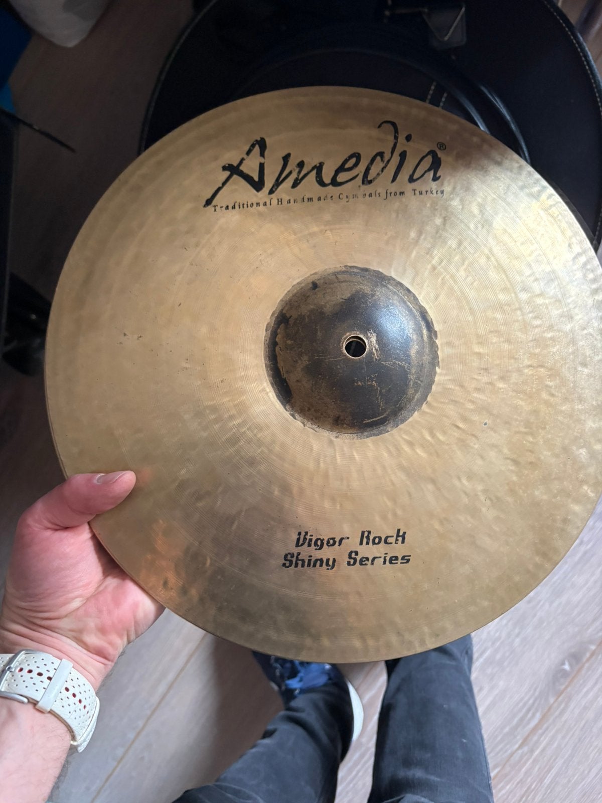 Amedia Vigor Rock Hi-Hat, Muziek en Instrumenten, Instrumenten | Onderdelen, Ophalen of Verzenden, Zo goed als nieuw