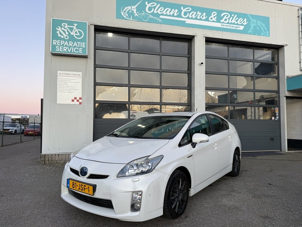 Toyota Prius 1.8 Executive (bj 2009, automaat), Auto's, Toyota, Gebruikt, 4 cilinders, Wit, Bedrijf