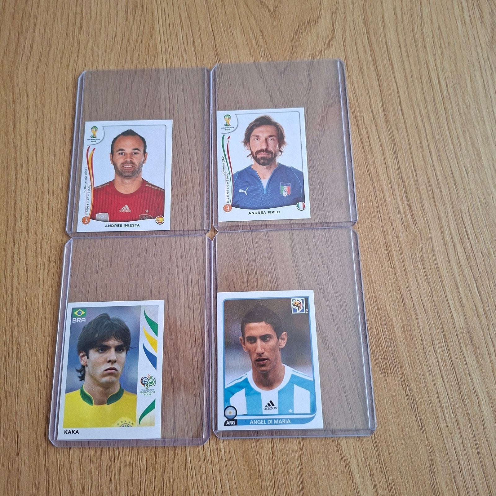 Panini plaatjes topspelers., Verzenden, Zo goed als nieuw, Meerdere plaatjes