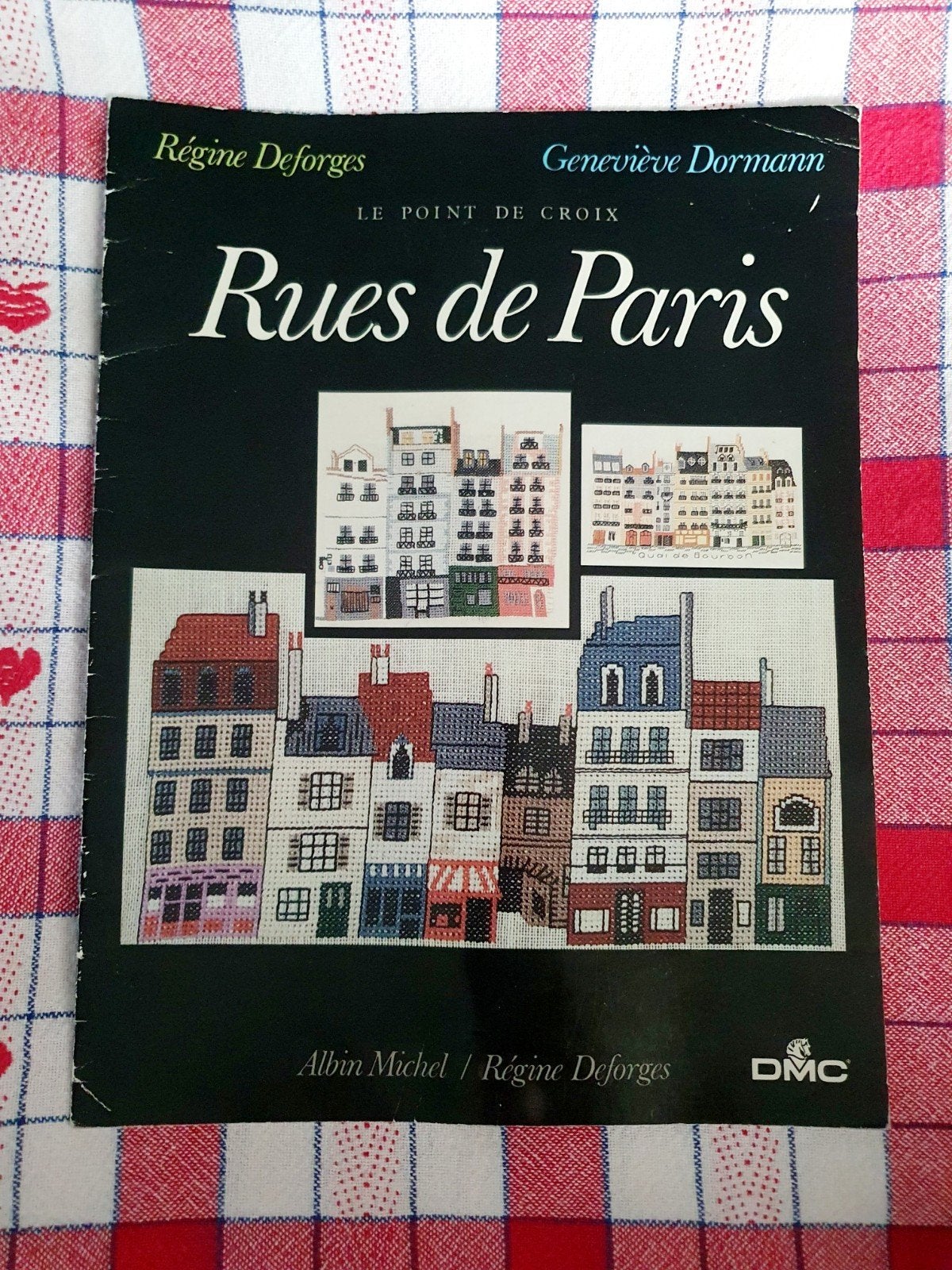 zeldzaam kruissteek patroonboek - Rues de Paris uit 1988, Verzenden, Patroon