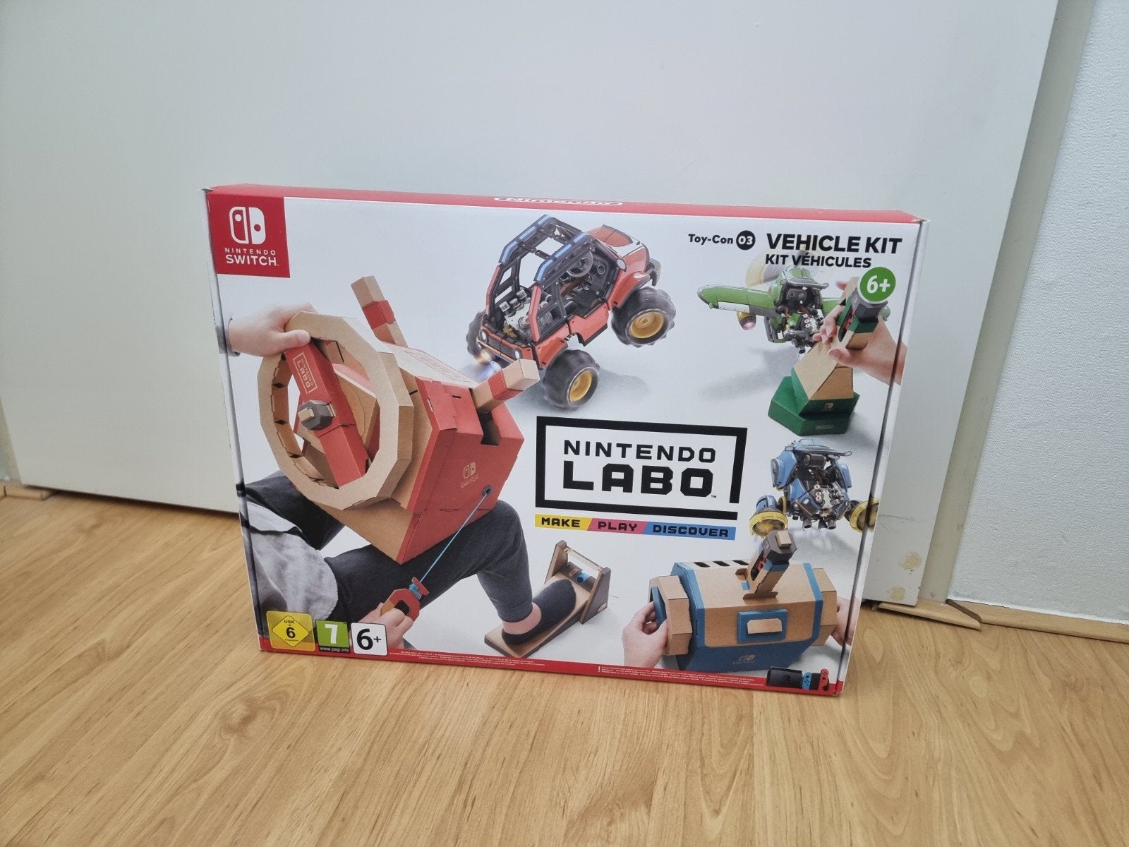 Nintendo Labo Toy-Con 03: Vehicle Kit, 1 speler, Ophalen, Nieuw, Vanaf 7 jaar