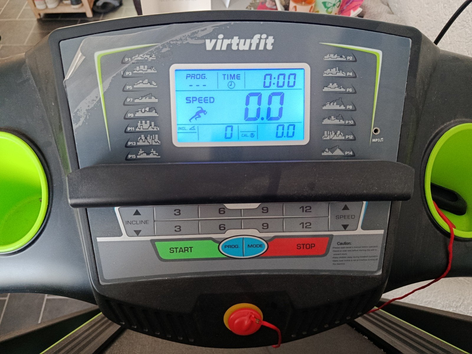 VirtuFit TR-100 Loopband - tot 16km pu en max. 15% helling, Ophalen, Zo goed als nieuw, Metaal, Loopband