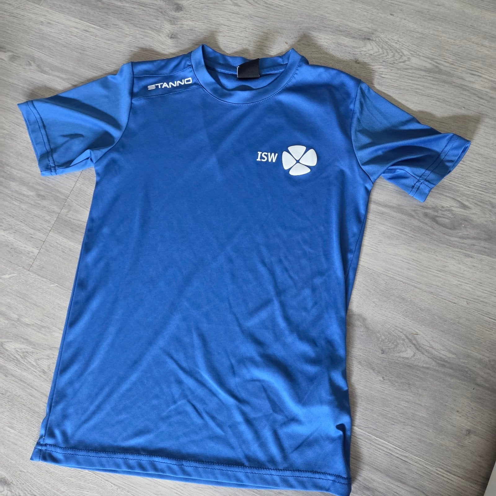 Isw gym shirt in de maten, Ophalen of Verzenden, Zo goed als nieuw, Maat 36 (S), Blauw