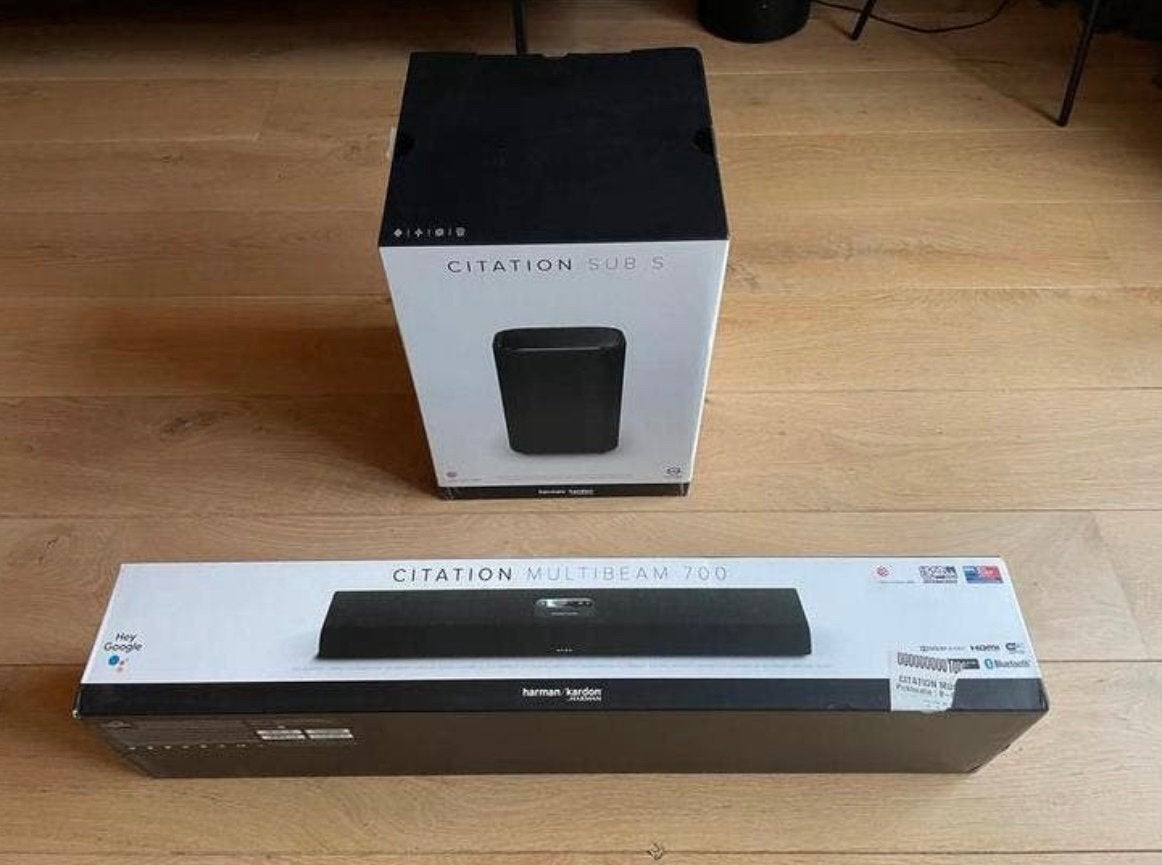Harman Kardon Citation Multibeam 700 + Citation Sub S, Overige merken, Soundbar, 70 watt of meer, Ophalen of Verzenden