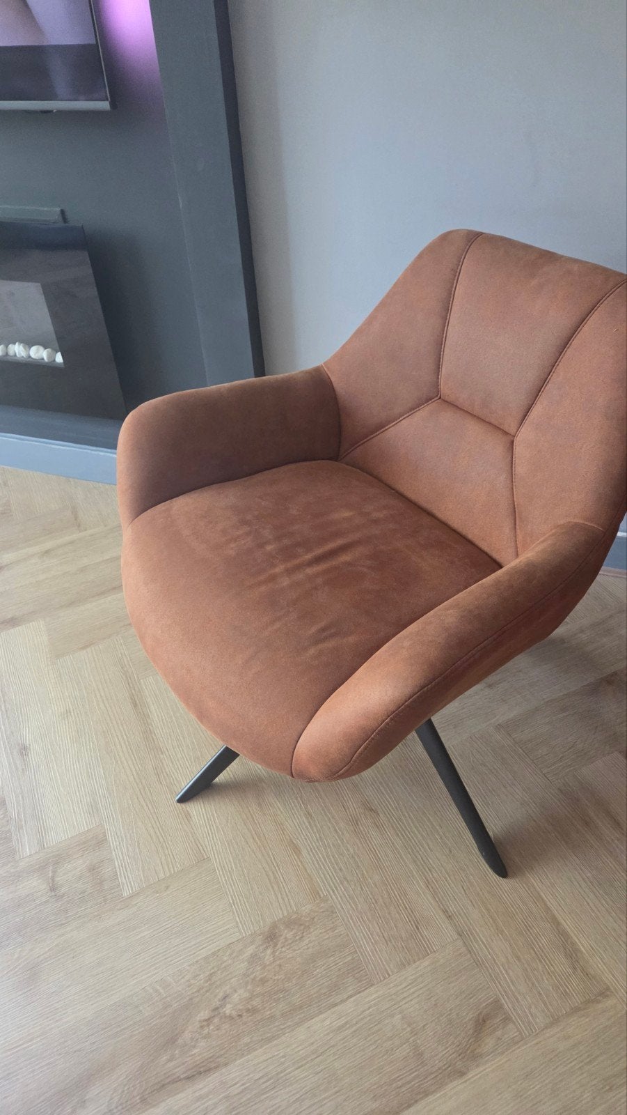 Lounge stoel moet weg, Overige materialen, Bruin, Ophalen of Verzenden, Zo goed als nieuw