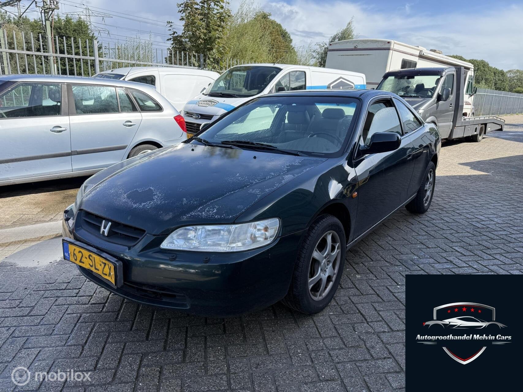Honda Accord Coupé 3.0i-24V V6 Automaat Leer, Auto's, Beige, Zwart, Leder, Geïmporteerd