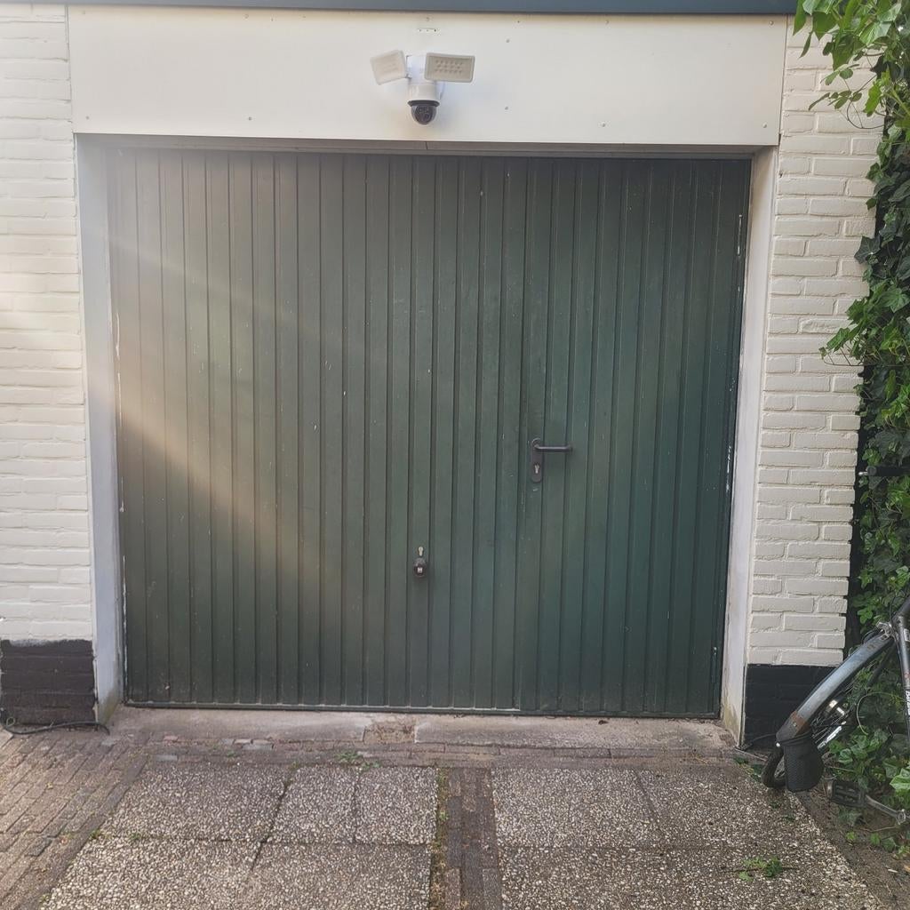 Hörmann garagedeur met loopdeur en kantel (237.5x212., Ophalen, 120 cm of meer, Garagedeur, Metaal