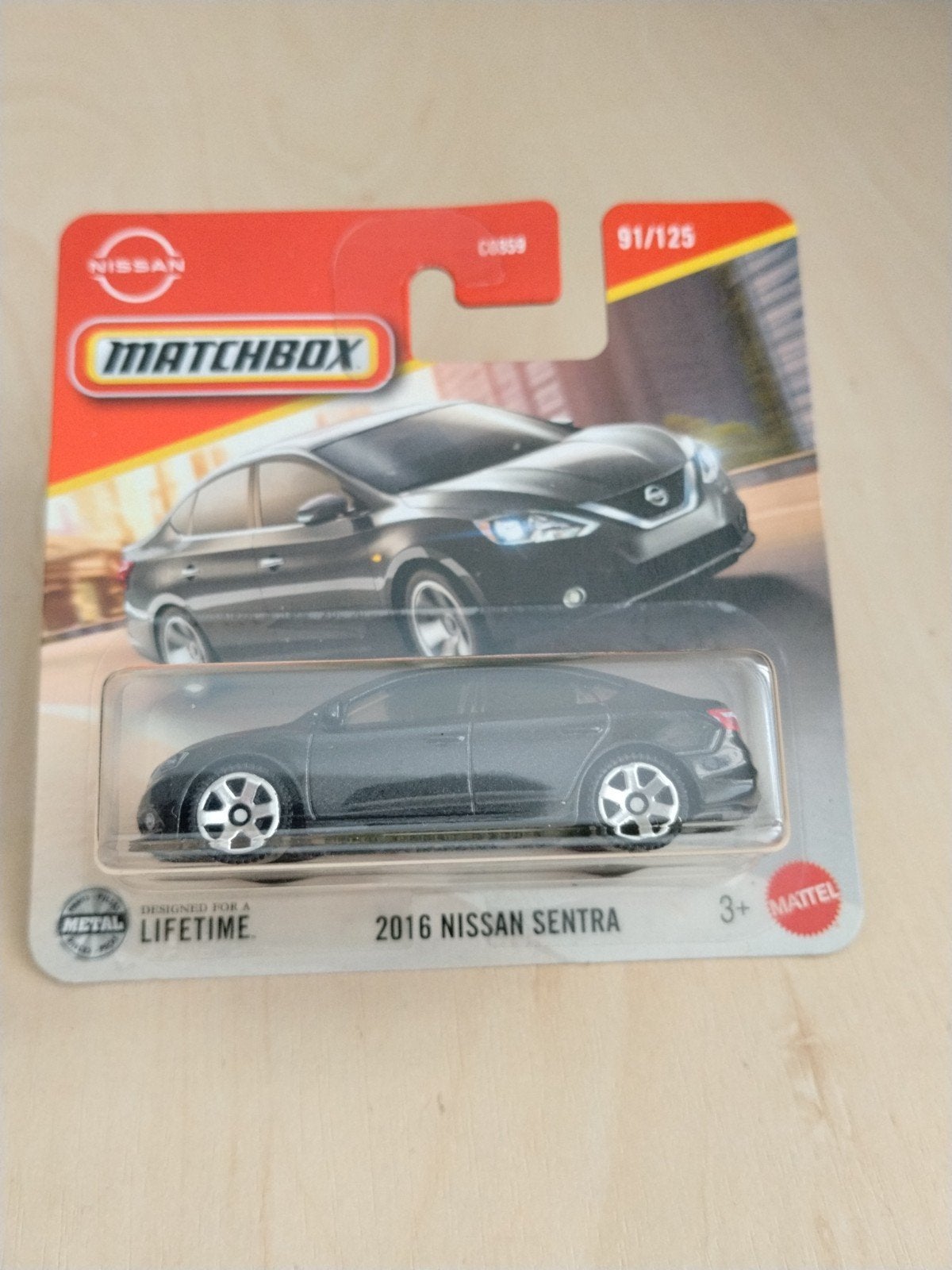 Matchbox 2016 Nissan sentra, Ophalen of Verzenden, Nieuw, Auto