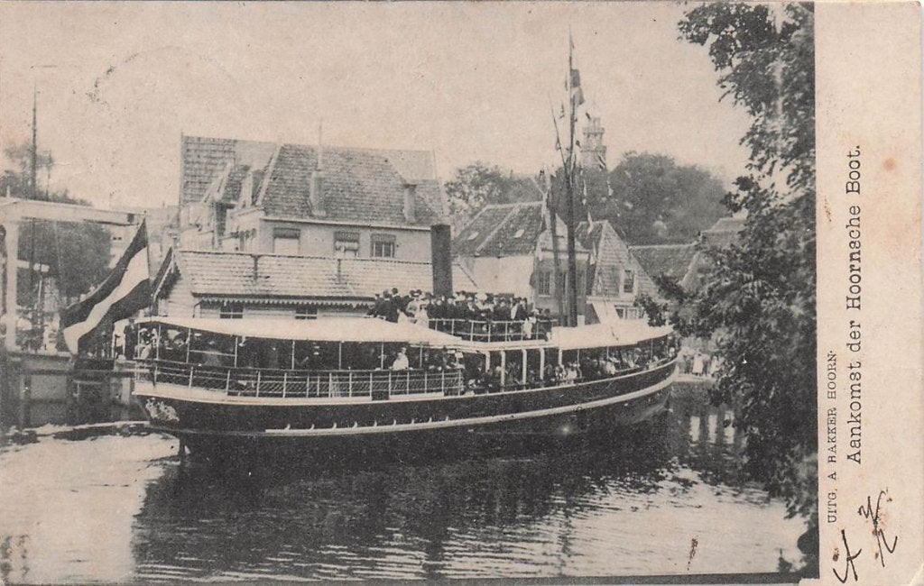 702-339-031 Aankomst Der Hoornsche Bootk, Verzenden, Voor 1920, Noord-Holland