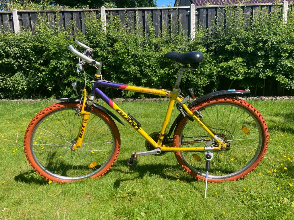 Giant mountainbike frame 17.5 inch, ook dagelijks gebruik, Minder dan 45 cm, Ophalen, Gebruikt, Giant