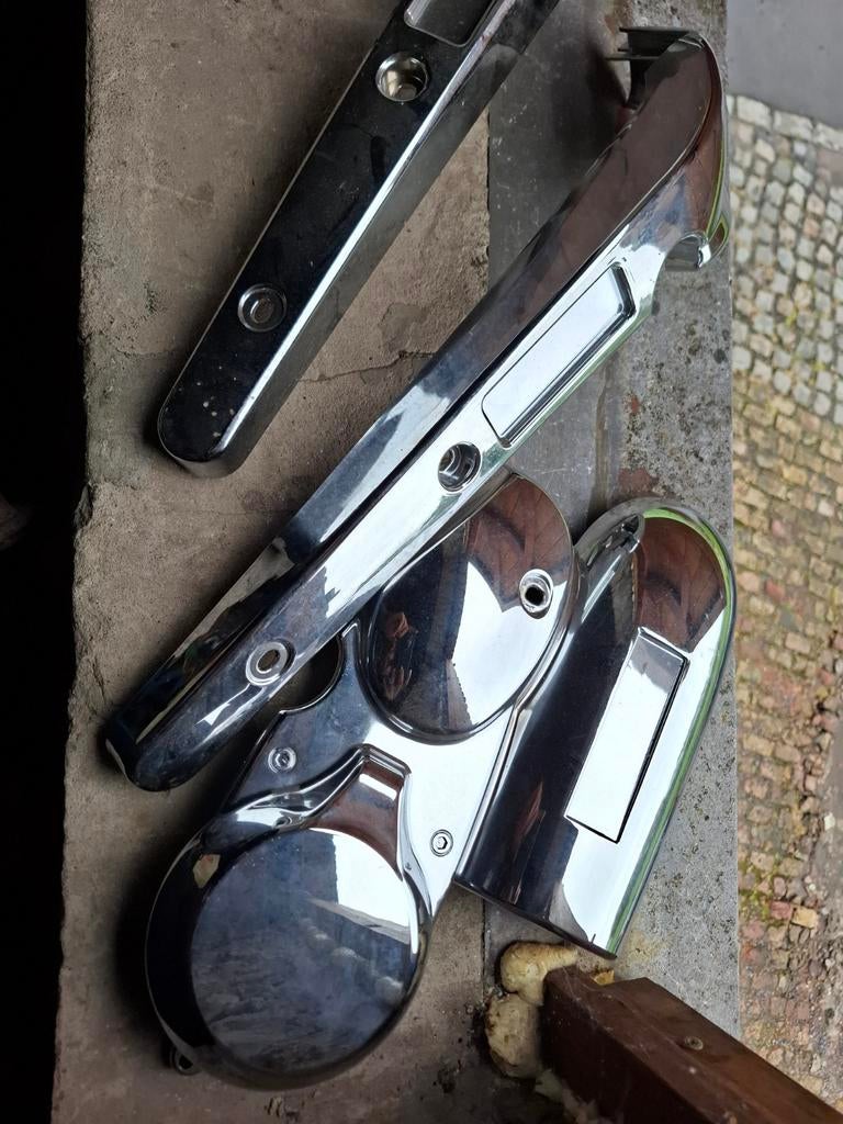 Tomos kappen set - Chroom, Ophalen of Verzenden, Gebruikt, Kap, Tomos