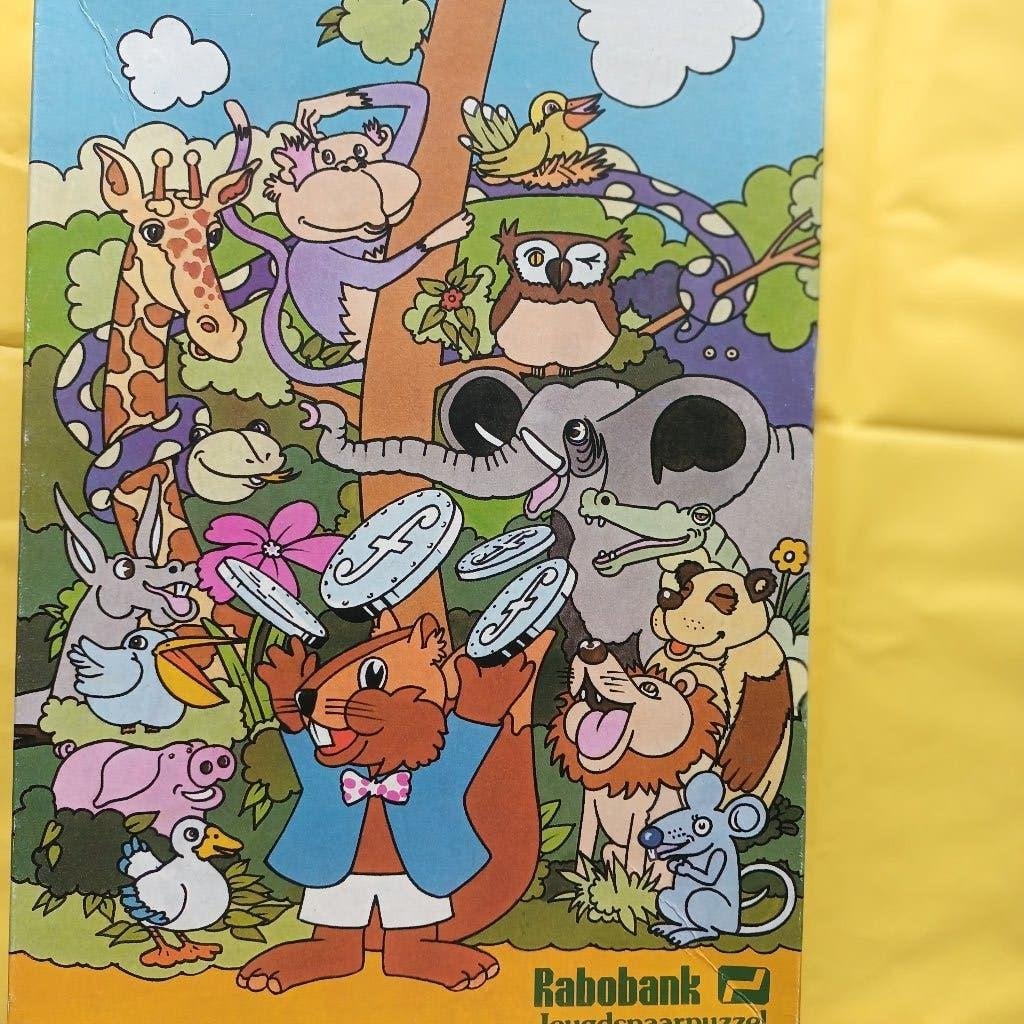 RABOBANK JEUGDPUZZEL, Ophalen of Verzenden, Minder dan 500 stukjes, Gebruikt, Legpuzzel