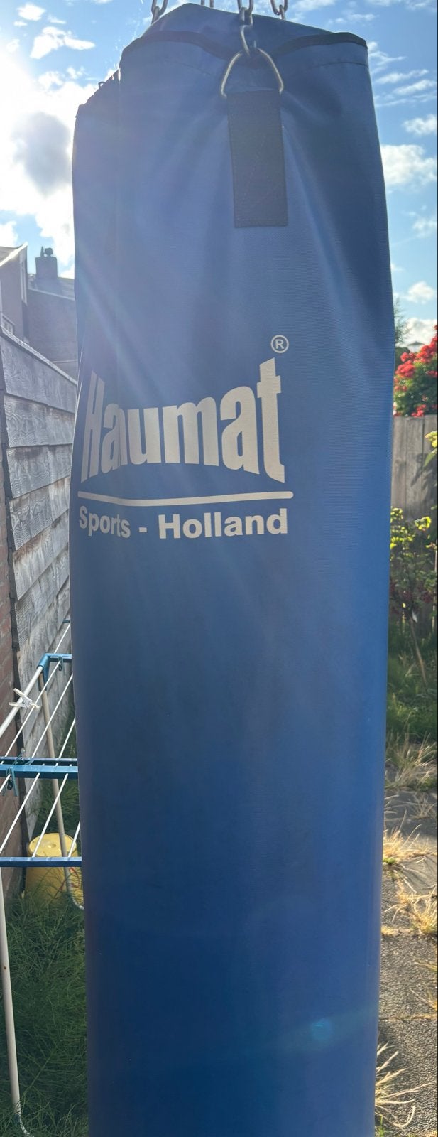 Bokszak Haumat Sports Holland met muurbeugel, Ophalen, Gebruikt, Bokszak