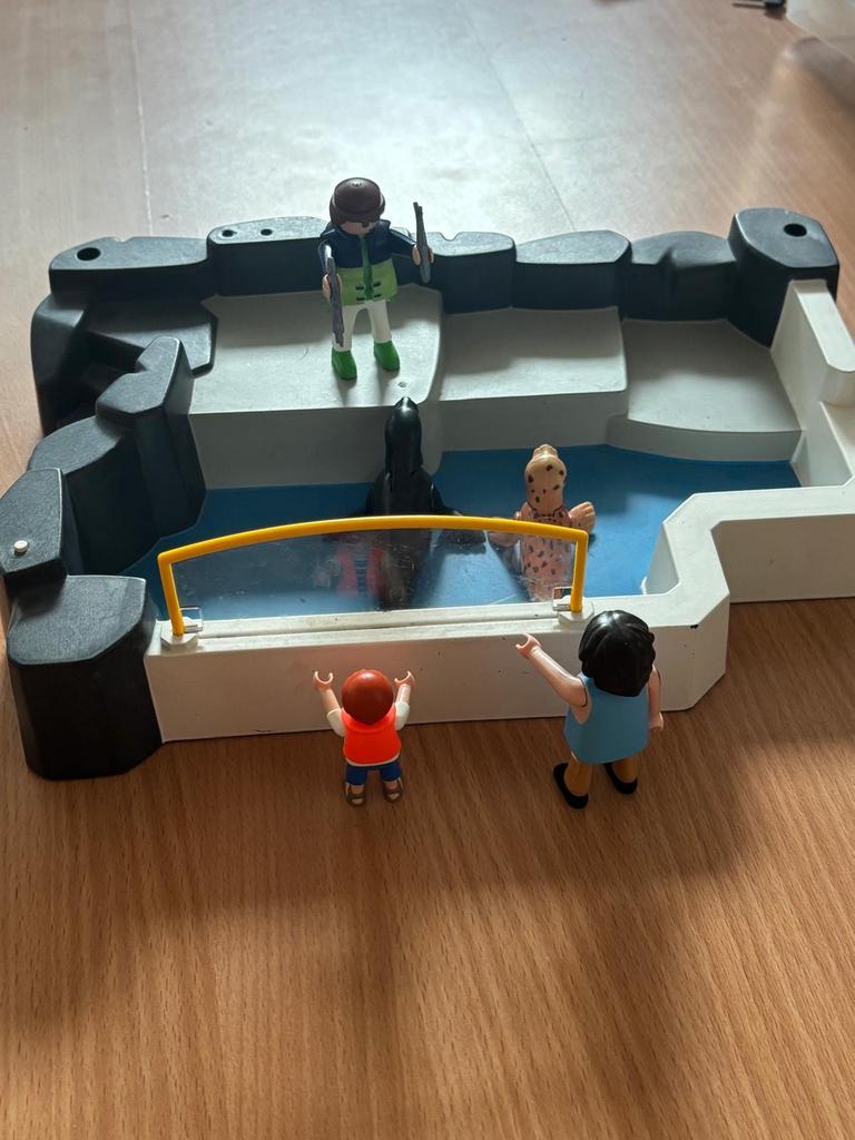 Playmobil Zeehondenbassin met figuren en zeehonden, Ophalen of Verzenden, Zo goed als nieuw