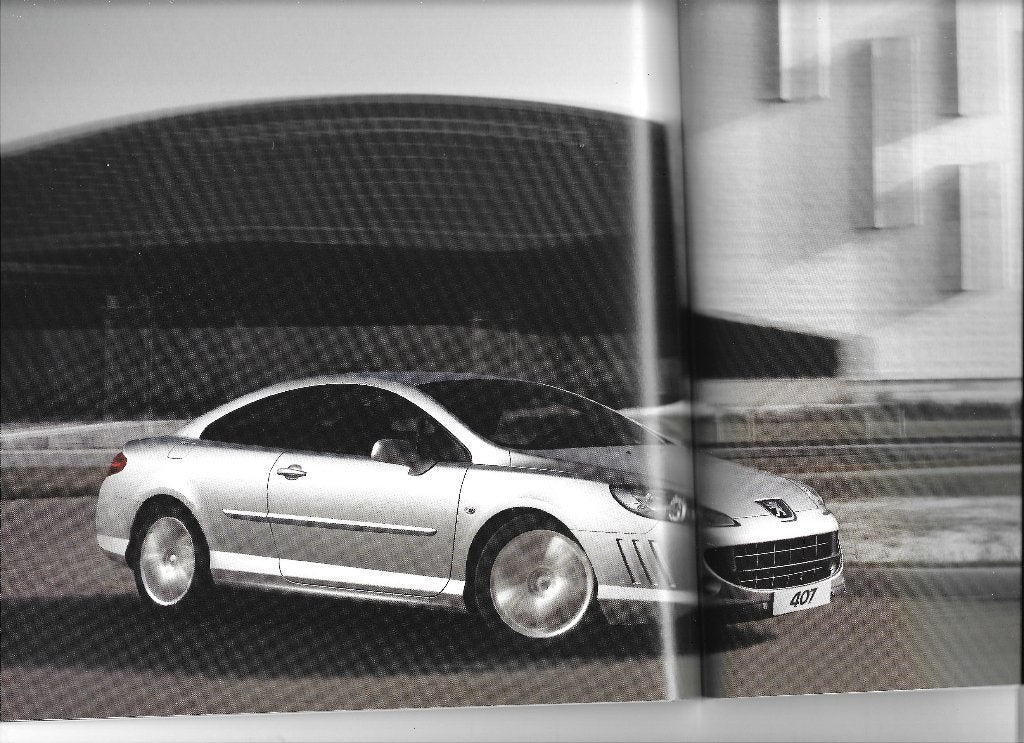 PEUGEOT 407 COUPE,  2 folders, Ophalen of Verzenden, Zo goed als nieuw, Peugeot