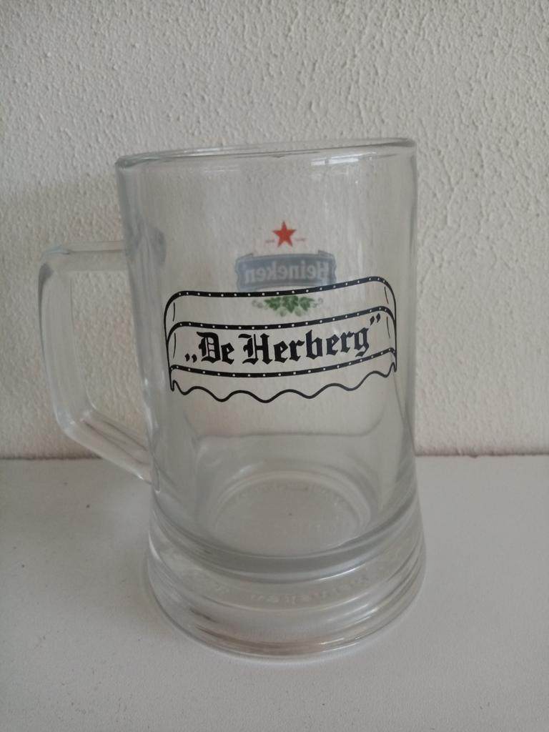4 Heineken 0.5 ltr pullen met speciale opdruk, Ophalen of Verzenden, Nieuw, Glas of Glazen, Heineken
