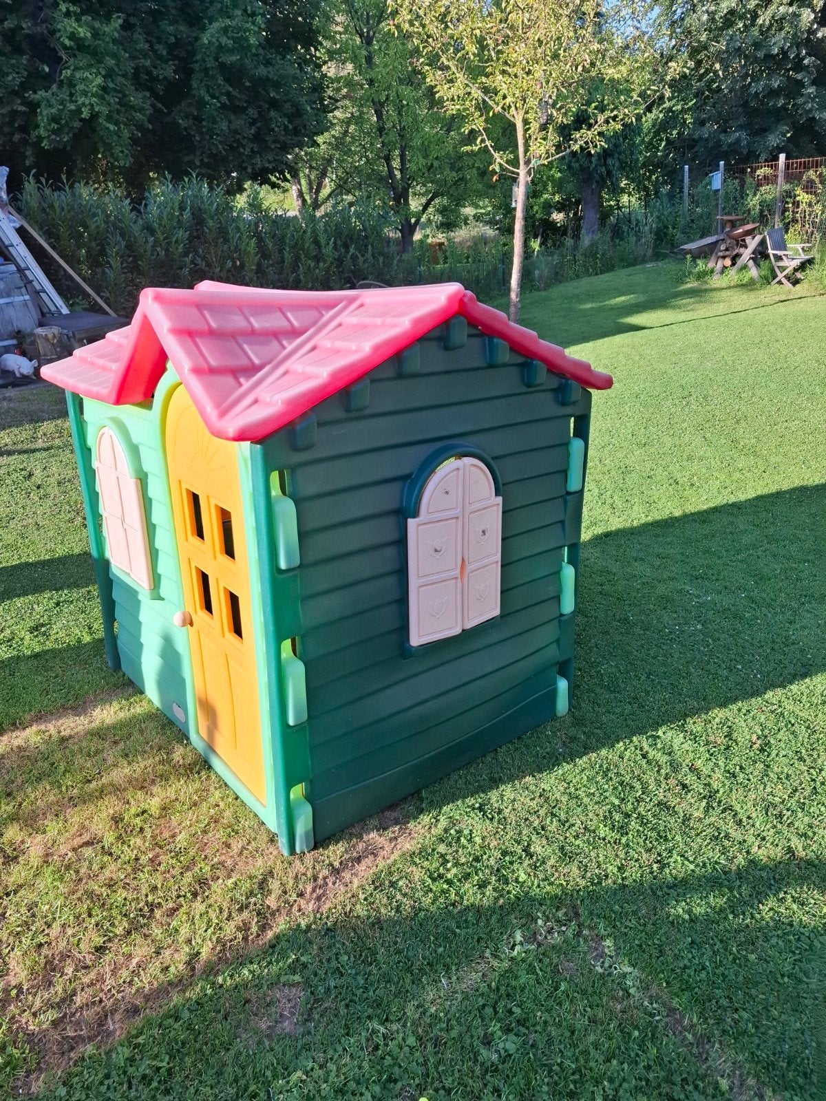 Leuk speelhuisje voor kinderen - Groen/Rood, Ophalen