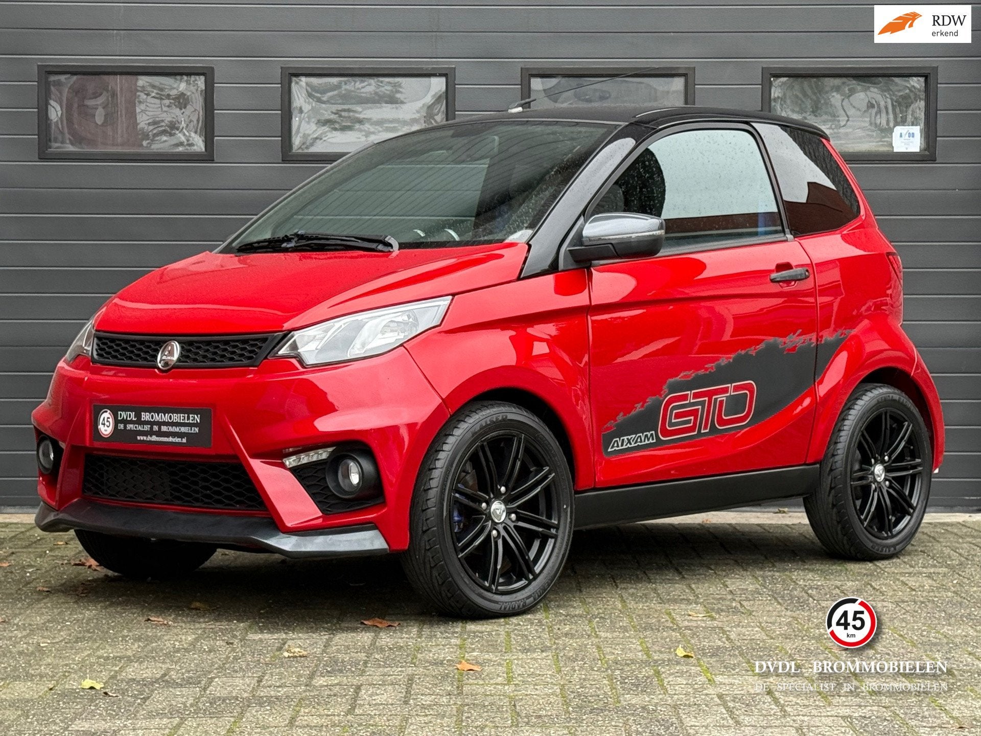 Aixam GTO Sport Brommobiel 45km 2019 1e eig 4dkm NIEUWSTAAT!