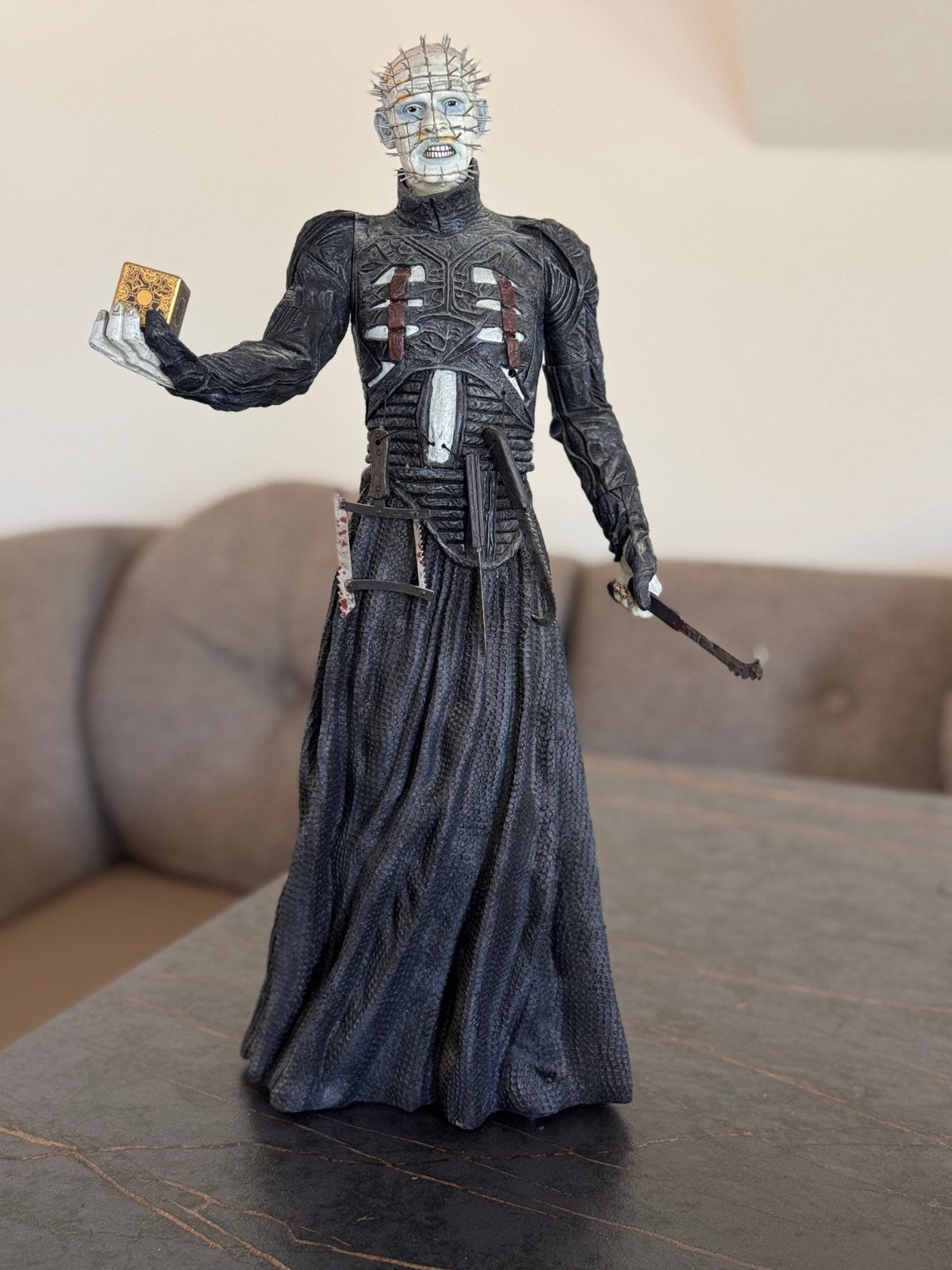Actionfiguur Pinhead met geluid, Ophalen of Verzenden, Zo goed als nieuw