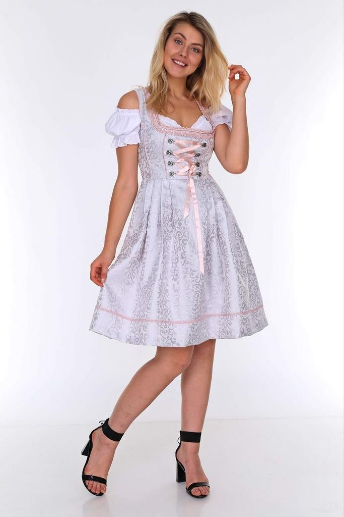 Dirndl jurk met blouse - Maat 52, Kleding | Dames, Maat 46/48 (XL) of groter, Ophalen of Verzenden, Zo goed als nieuw, Knielengte