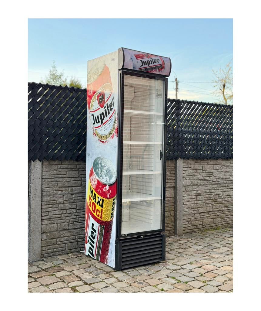 Jupiler drankkoelkast  (Horeca) glazen deur, Ophalen of Verzenden, Gebruikt, Zonder vriesvak