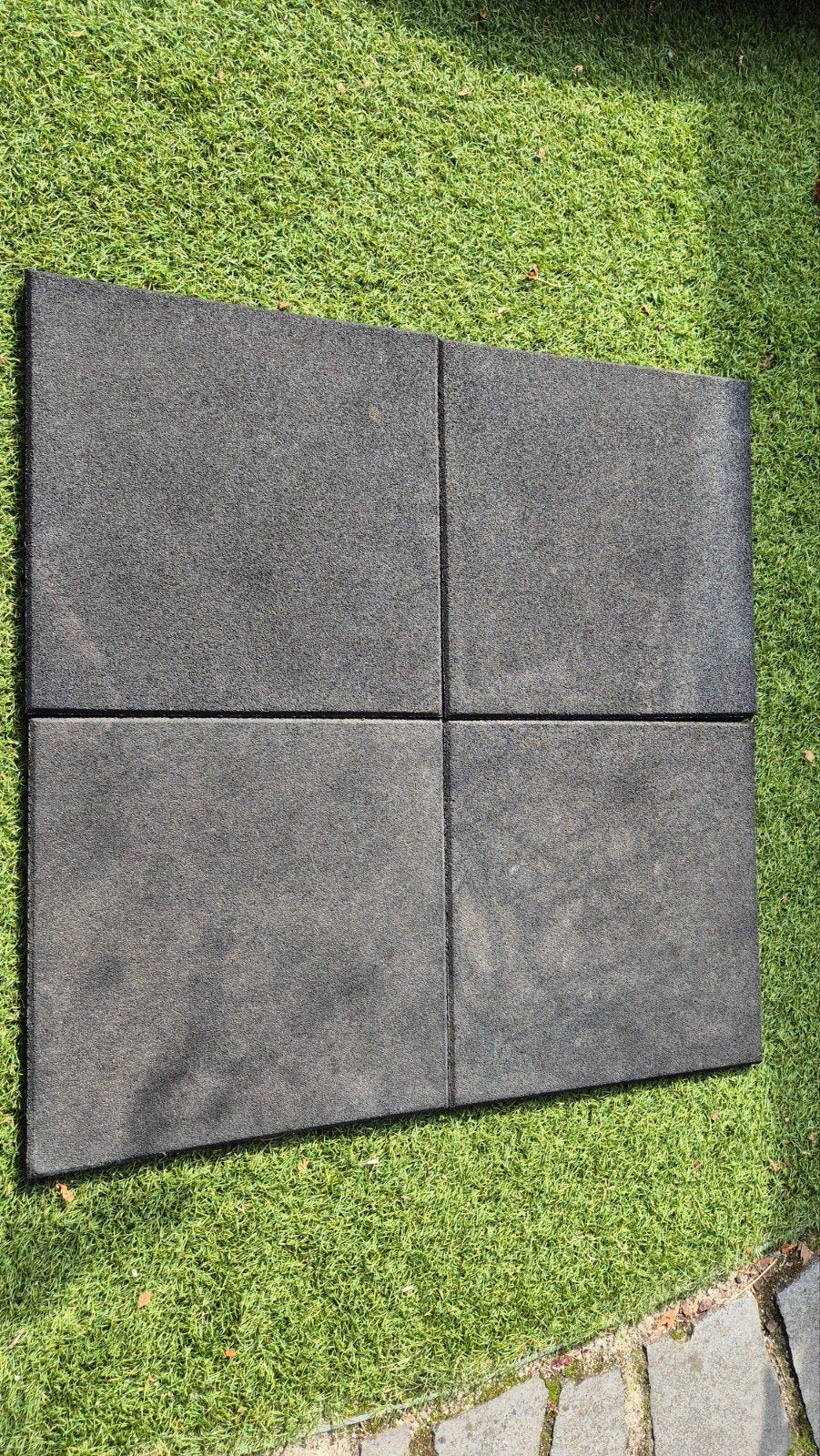 4 Sportmatten 50x50 cm - Ideaal voor fitness en training, Sport en Fitness, Ophalen of Verzenden, Gebruikt, Fitnessmat