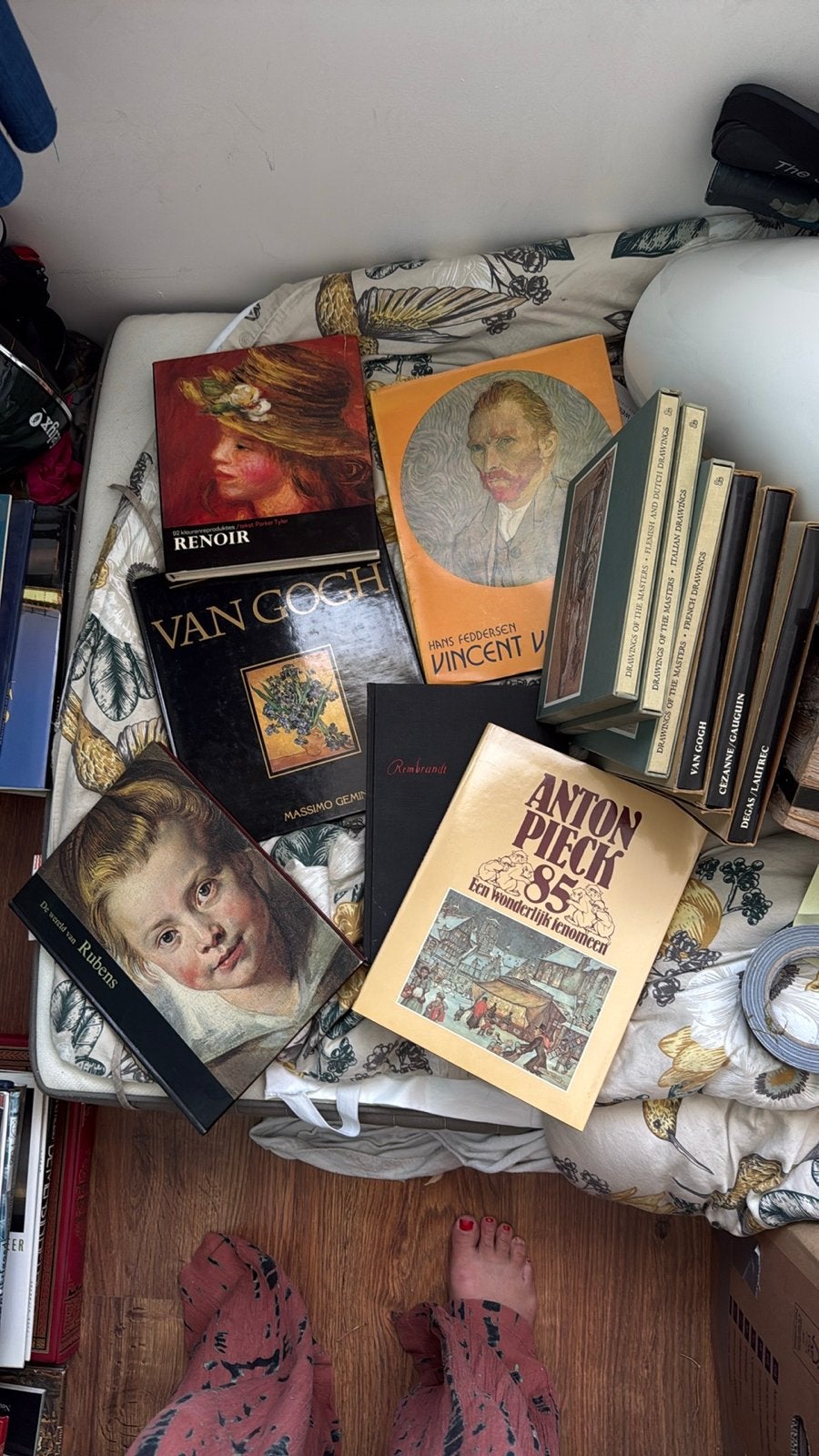 Kunstboeken collectie: Renoir, Van Gogh, Rembrandt, Anton Pi, Ophalen of Verzenden, Gelezen, Schilder- en Tekenkunst