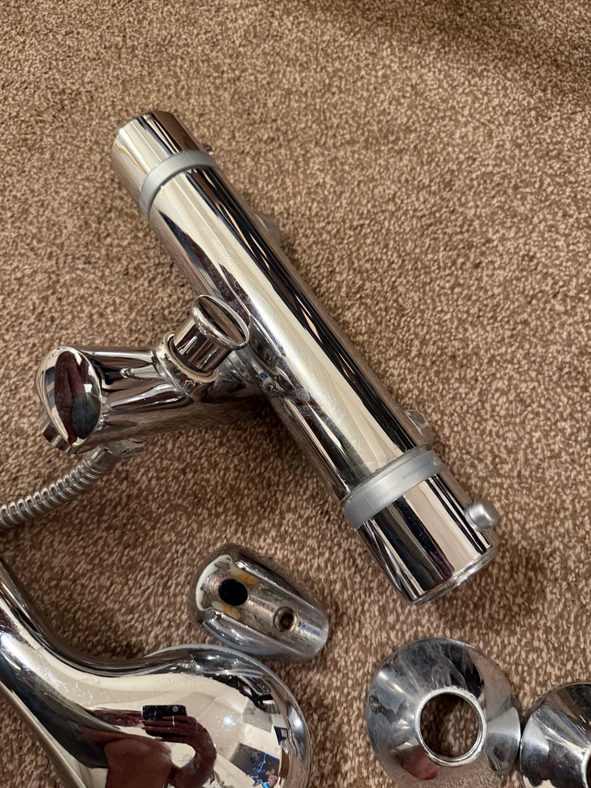 Gratis af te halen Kludi / Grohe badkraan met termostaat, Grohe, Ophalen of Verzenden, Chroom, Kludi