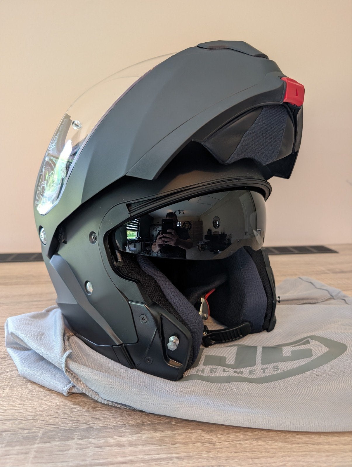 HJC91N Systeem Motorhelm maat L, Systeemhelm, Dames, HJC, Ophalen of Verzenden