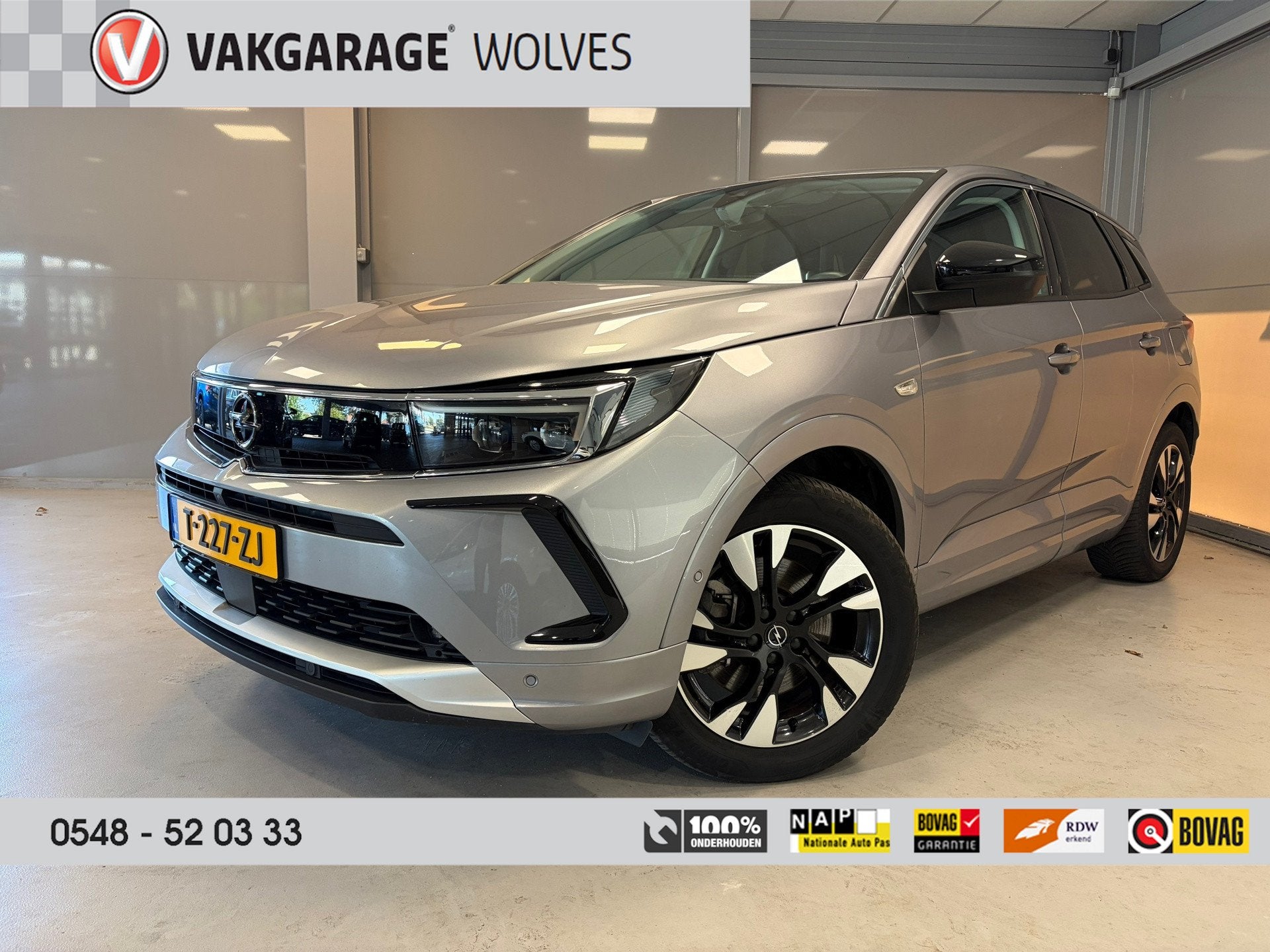 Opel Grandland Business Elegance 1.6 Turbo PHEV | 360 Camera, Auto's, Stof, 4 cilinders, Automatische klimaatregeling, Bedrijf
