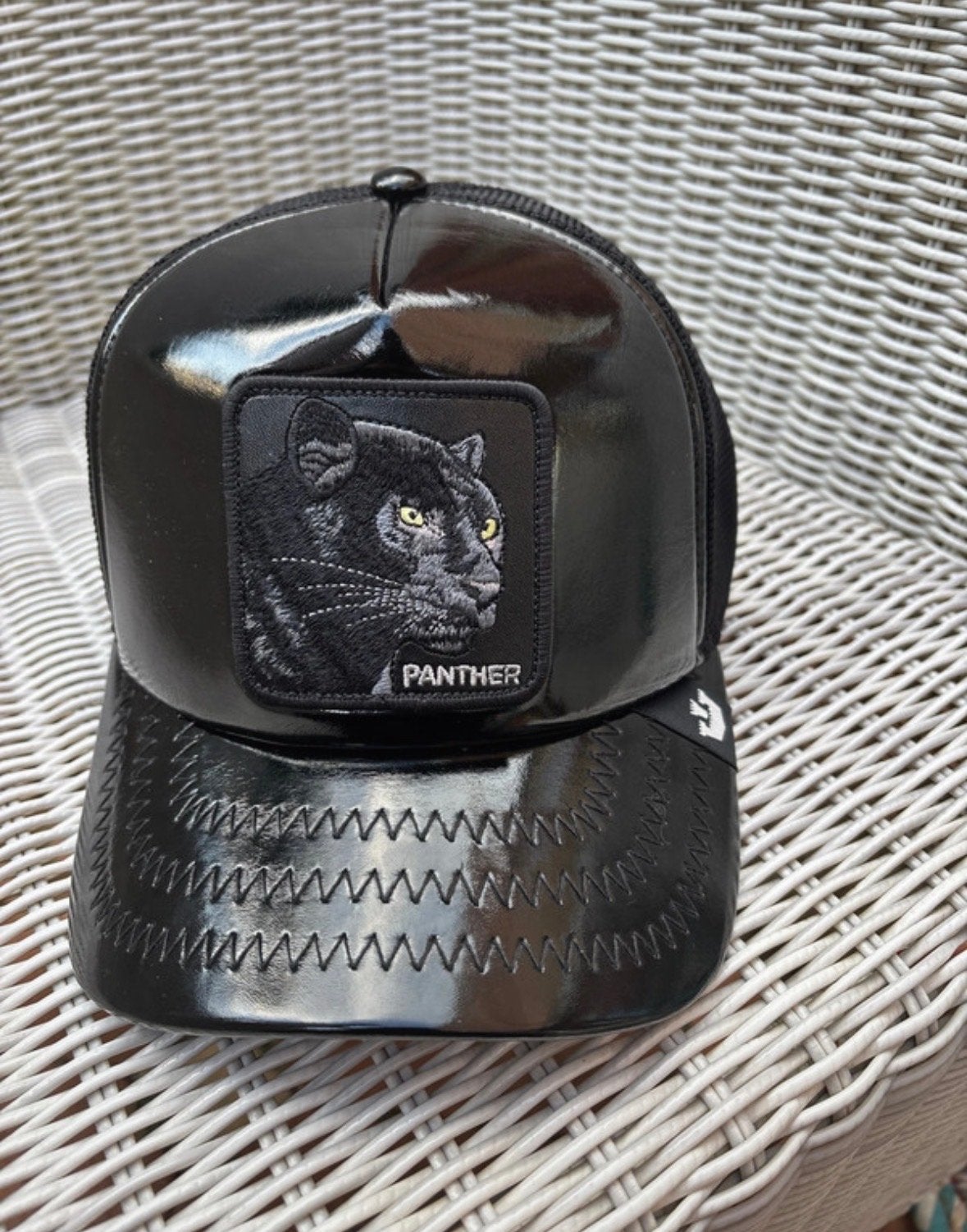 Goorin Bros. Panther Trucker Cap - Zwart, Ophalen of Verzenden, Zo goed als nieuw, One size fits all, Pet