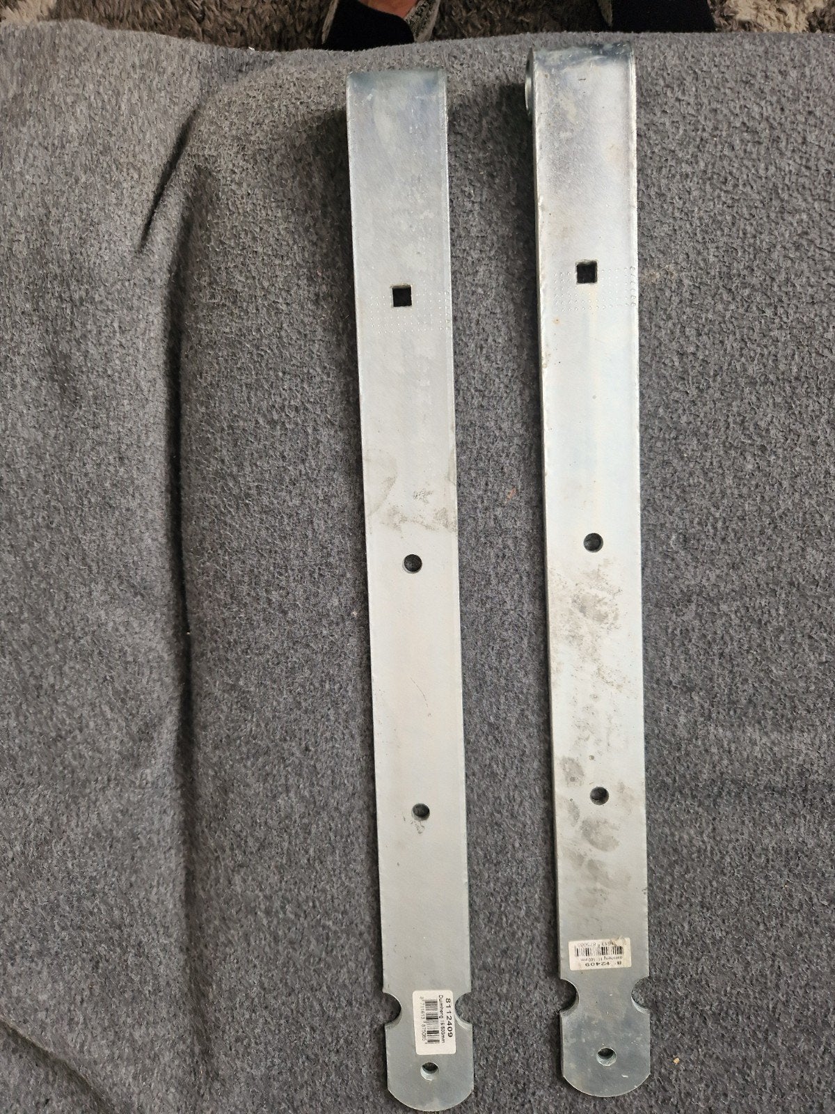 2 duimhengen 50cm bij 4,5  nieuw, Ophalen of Verzenden, Nieuw, Rvs, Scharnier