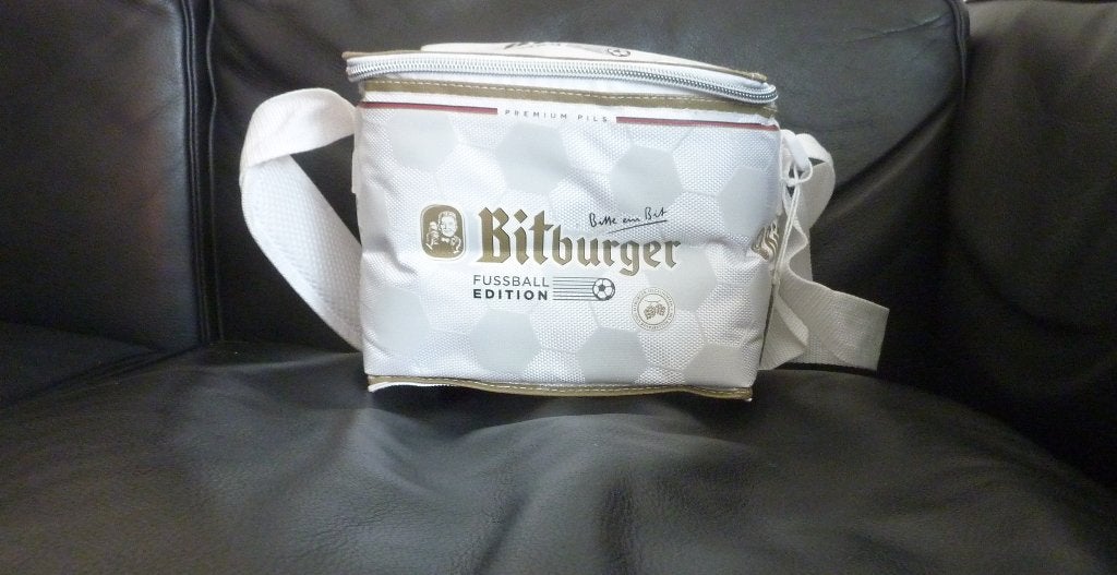 Originele tas voor 6 bierblikjes. Nieuw exemplaar., Verzenden, Nieuw, Wit, Overige merken