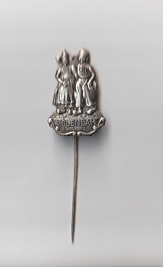 leuke holmetaal speld Volendam, Verzamelen, Speldjes, Pins en Buttons, Ophalen of Verzenden, Overige onderwerpen, Speldje of Pin