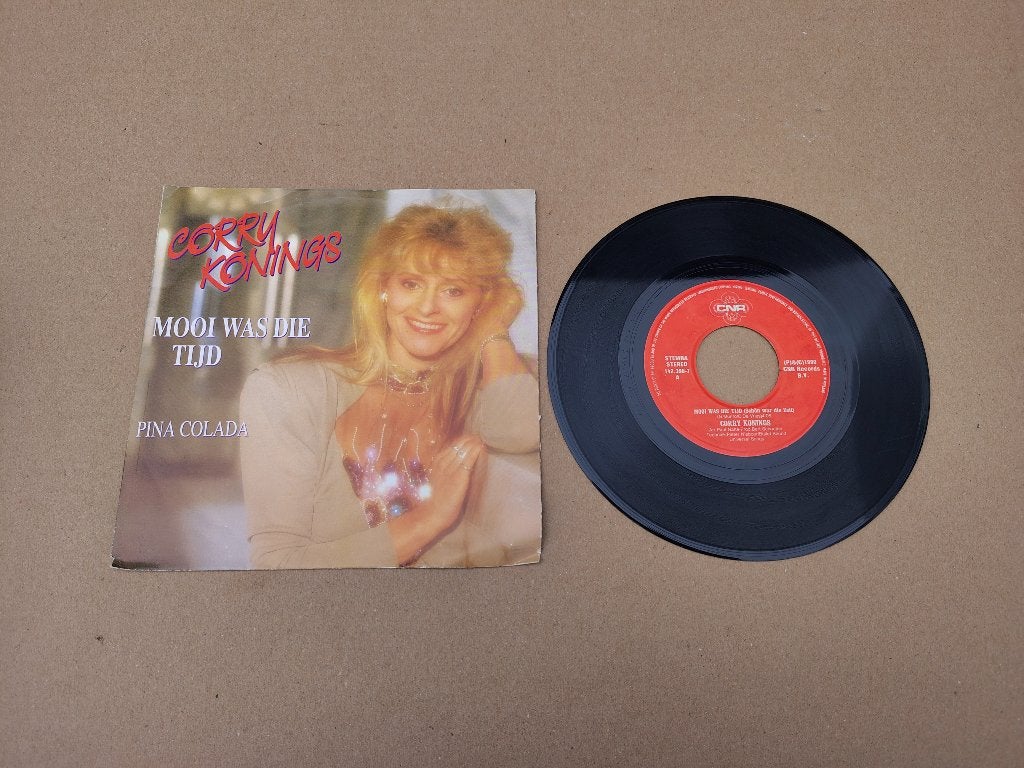 Single: Corry Konings - Mooi Was Die Tijd (1990), Cd's en Dvd's, Vinyl Singles, Verzenden, Gebruikt, Nederlandstalig